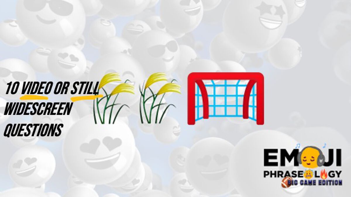Emoji Phraseology - Big Game Edition image number null